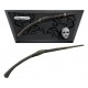 Replica the noble collection harry potter varita en expositor con mascara bellatrix lestrange